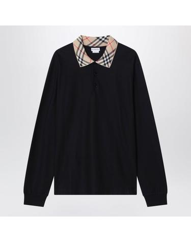 [해외직구] 26FW 버버리 폴로 티셔츠 8132655121046 Black