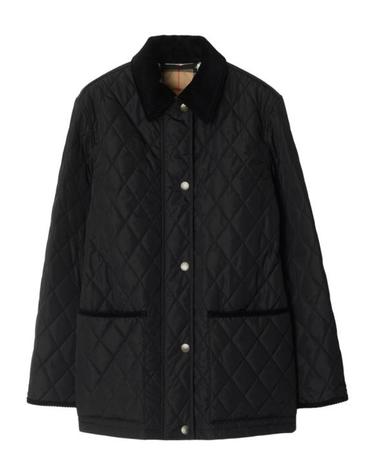 [해외직구] 26FW 버버리 퀄티드 나일론 반 자켓 8107463 C1900 BLACK
