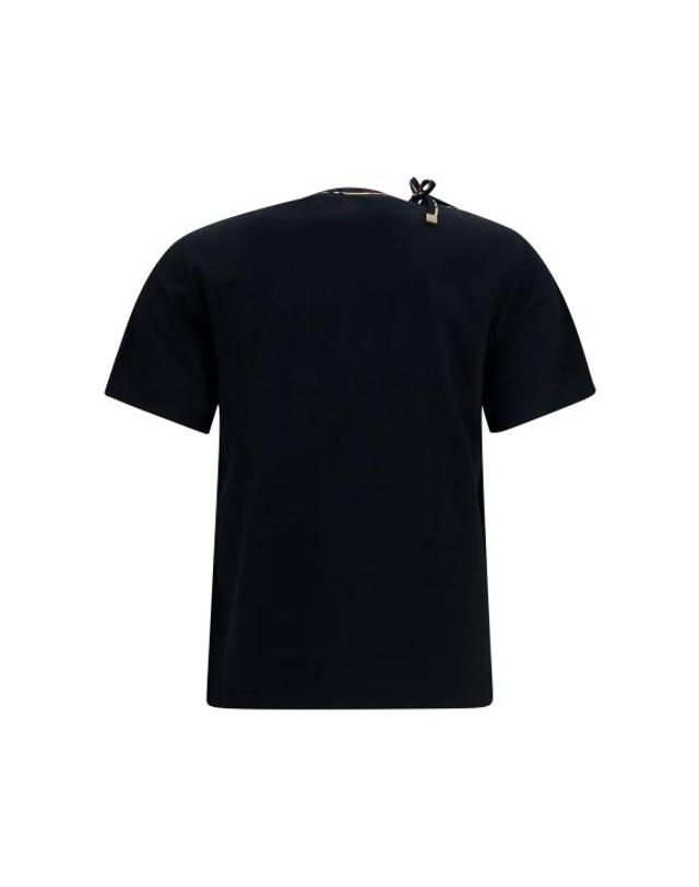 버버리 [해외직구] 26FW 버버리 반팔 티셔츠 8126134 A1189 BLACK 착용컷