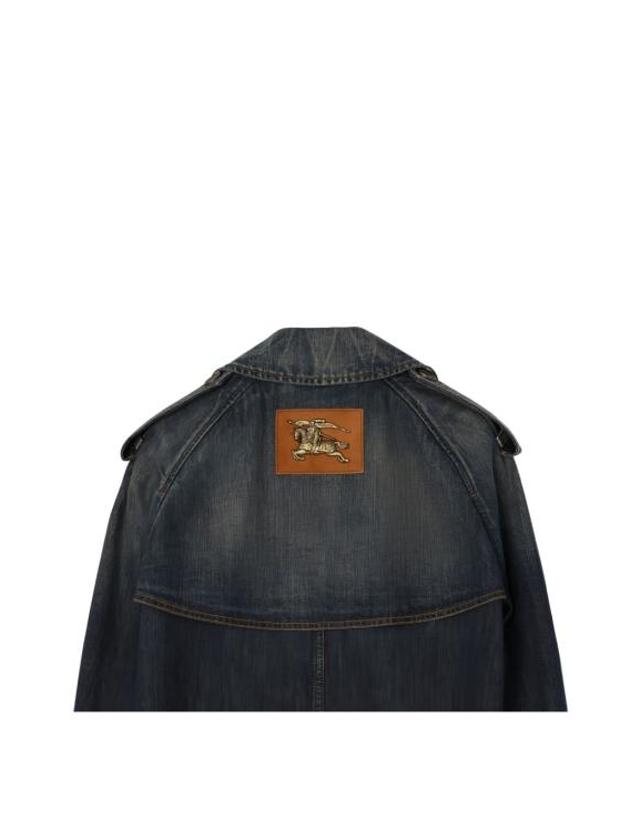 버버리 [해외직구] 26SS 버버리 데님 자켓 8126570 A1322 Mid blue 착용컷
