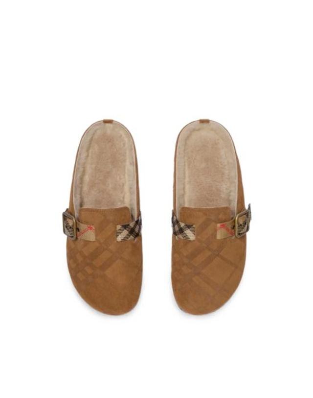 버버리 [해외직구] 26FW 버버리 뮬 슬리퍼 8127776 LF URCHIN C1824 BROWN 착용컷