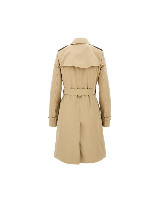 버버리 [해외직구] 26FW 버버리 미드 첼시 트렌치 코트 8117239 Beige 착용컷