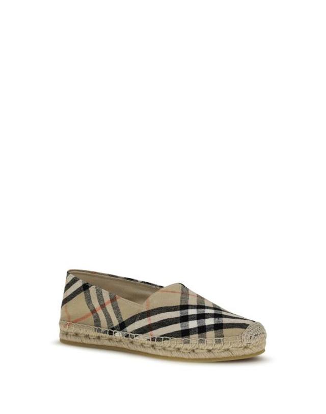 버버리 [해외직구] 26SS 버버리 체크 뮤스 에스파드리유 8109180 B9368 BEIGE 착용컷