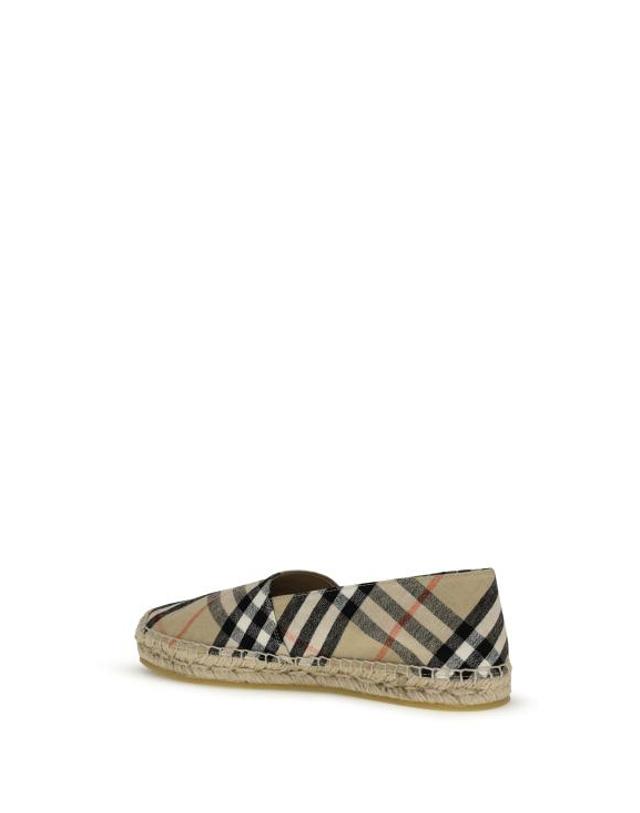 버버리 [해외직구] 26SS 버버리 체크 뮤스 에스파드리유 8109180 B9368 BEIGE 착용컷