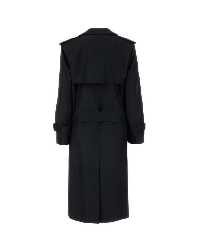 버버리 [해외직구] 24FW 버버리 트렌치 코트 8088822 A1189 BLACK 착용컷