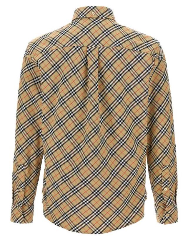 버버리 [해외직구] 25SS 버버리 긴팔 셔츠 BU304299BM BEIGE 착용컷