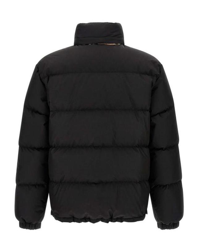 버버리 [해외직구] 25FW 버버리 체크 테이프 스노우든 푸퍼 자켓 8110196 BLACK 착용컷
