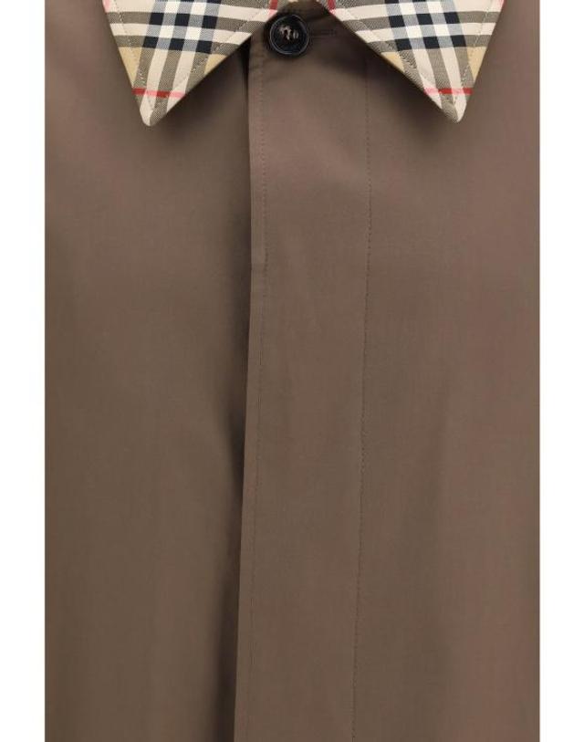 버버리 [해외직구] 26FW 버버리 자켓 8132359C6480 SEPIA BROWN 착용컷