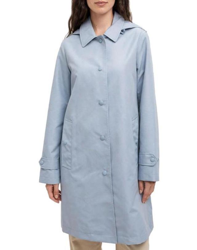 버버리 [해외직구] 버버리 코트 81216661 8 Burberry LIGHT GREY BLUE 착용컷