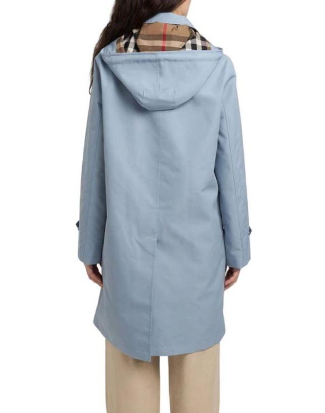 버버리 [해외직구] 버버리 코트 81216661 8 Burberry LIGHT GREY BLUE 착용컷