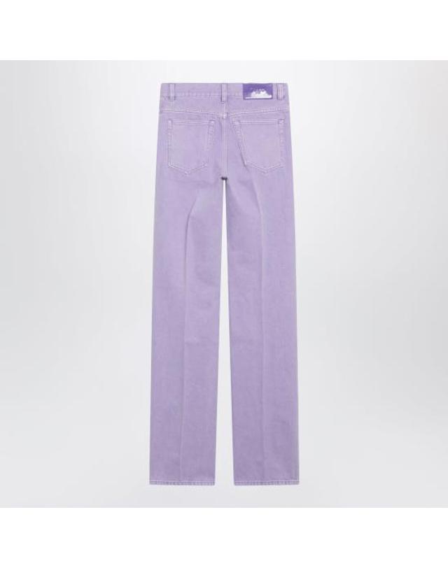 끌로에 [해외직구] 26SS 끌로에 데님 팬츠 CH26UDP11252 Purple 착용컷