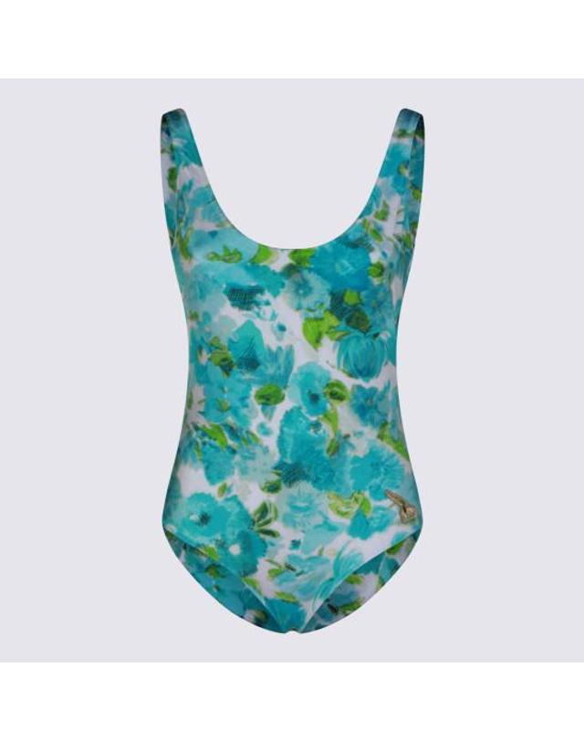 끌로에 [해외직구] 26SS 끌로에 원피스 수영복 CH26UMB23342 91J WHITE BLUE 착용컷