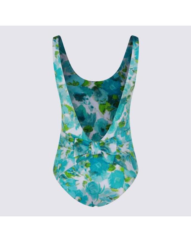 끌로에 [해외직구] 26SS 끌로에 원피스 수영복 CH26UMB23342 91J WHITE BLUE 착용컷