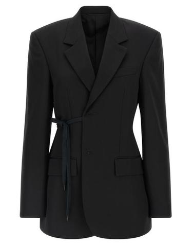 [해외직구] 26FW 발렌시아가 랩 테일러드 재킷 857365TNT391000 Black