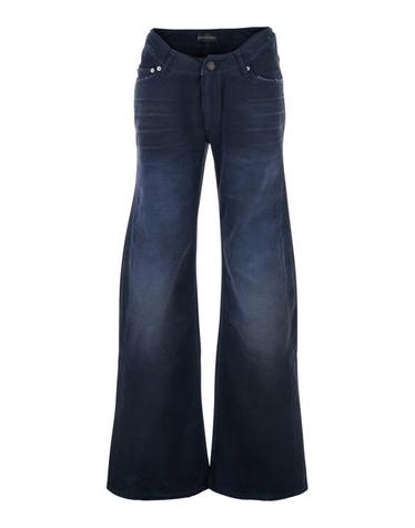 [해외직구] 26SS 발렌시아가 커브드 Waist 팬츠 848019TTW648074 Blu