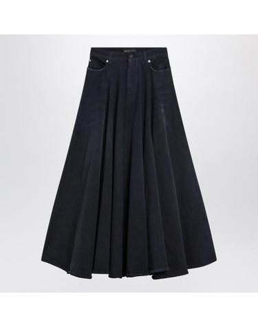 [해외직구] 26SS 발렌시아가 롱 스커트 856906TTW64 8074 BLUE