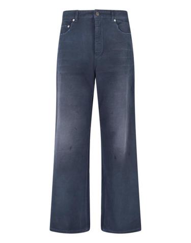 [해외직구] 26SS 발렌시아가 커브드 니 팬츠 857194 TTW648074 Blue