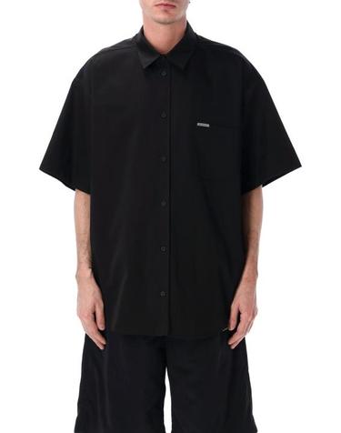 [해외직구] 26SS 발렌시아가 반팔 셔츠 871286TSP13 1000 BLACK