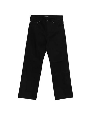 [해외직구] 26SS 발렌시아가 커브드 니 팬츠 857194TTWA4 1000 BLACK