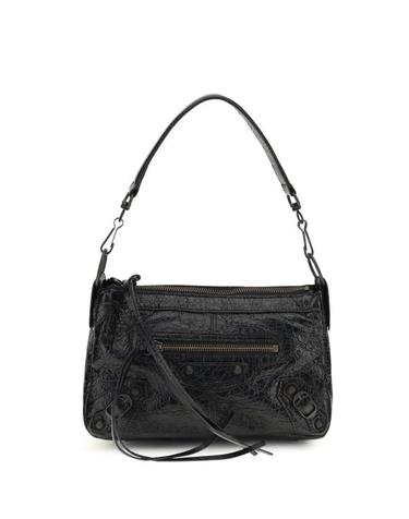 [해외직구] 26FW 발렌시아가 르 시티 모토 미니백 8661222ABEK 1000 BLACK