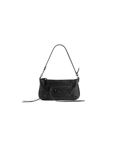 [해외직구] 26FW 발렌시아가 르 시티 파우치 온 스트랩 8639602ABEK 1000 BLACK