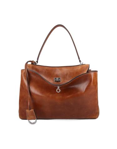 [해외직구] 26FW 발렌시아가 로데오 미디움 핸드백 789772 2ABP7 2753 Brown