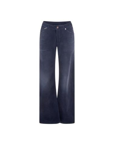 [해외직구] 26SS 발렌시아가 커브드 Waist 팬츠 848019 TTW648074 DIRTY DARK BLUE