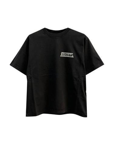 [해외직구] 발렌시아가 마스킹 테이프 티셔츠 850990 TTVL61041 BLACK
