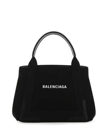[해외직구] 24FW 발렌시아가 NAVY 스몰 카바스백 3399332HH3N 1000 BLACK