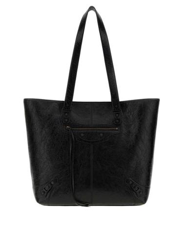 [해외직구] 26FW 발렌시아가 르 시티 카바스 백 8731742ABEK 1000 BLACK