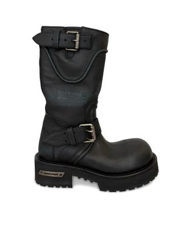 [해외직구] 26FW 발렌시아가 VENOM 베놈 미들 부츠 833585 WCAL1 1080 BLACK