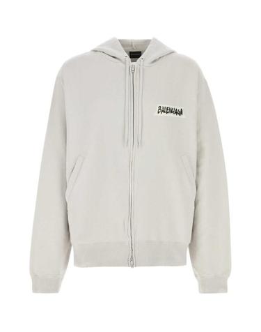 [해외직구] 26SS 발렌시아가 마스킹 테이프 오버사이즈 집업 후디 850338TTVL7 9012 WHITE