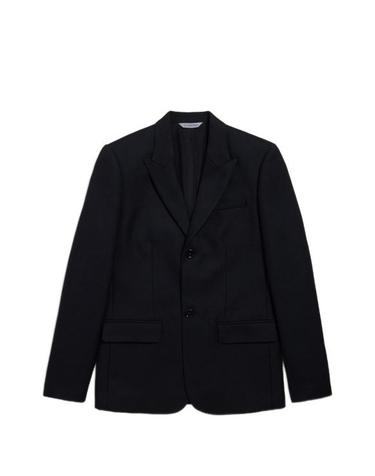 [해외직구] 26FW 발렌시아가 싱글 브레스티드 슬림핏 자켓 A001XY TKT291000 BLACK