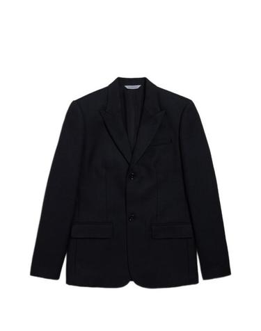 [해외직구] 26FW 발렌시아가 싱글 브레스티드 슬림핏 자켓 A001XYTKT291000 Black