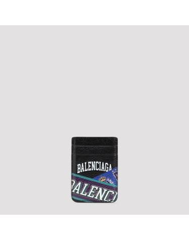 [해외직구] 26FW 발렌시아가 캐쉬 마그넷 카드 홀더 캐쉬 마그넷 카드 홀더 675835 2ACO8 1084 BLACK MULTICOLOR