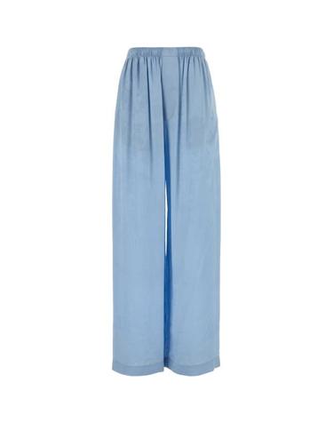 [해외직구] 26SS 발렌시아가 워시드 크레용 올오버 파자마 팬츠 850696TTN10 5840 BLUE