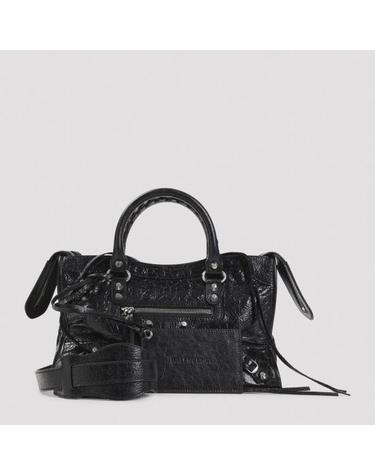 [해외직구] 26FW 발렌시아가 르 시티 백 스몰 8657622ACLR 1000 BLACK