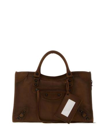 [해외직구] 26FW 발렌시아가 르 시티 백 미디엄 8657602ACM9 2247 BROWN