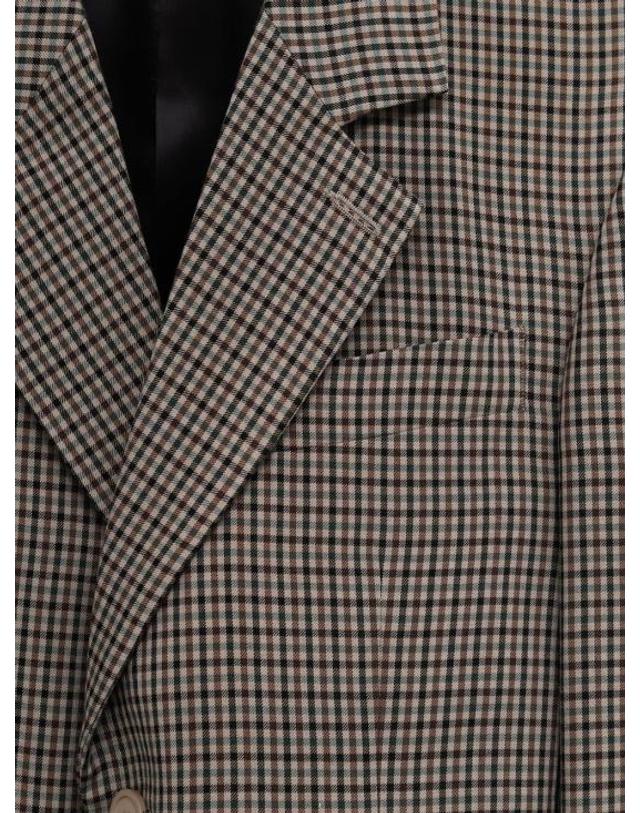 발렌시아가 [해외직구] 26SS 발렌시아가 랩 테일러드 재킷 857365TTO38 2866 BROWN 착용컷