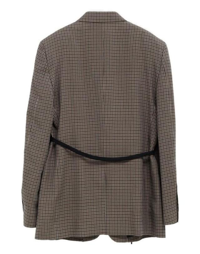 발렌시아가 [해외직구] 26SS 발렌시아가 랩 테일러드 재킷 857365TTO38 2866 BROWN 착용컷