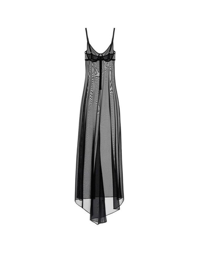 발렌시아가 [해외직구] 26SS 발렌시아가 네이키드 드레스 857331TSR01 1000 Black 착용컷