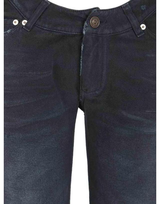 발렌시아가 [해외직구] 26SS 발렌시아가 커브드 Waist 팬츠 848019TTW648074 Blue 착용컷