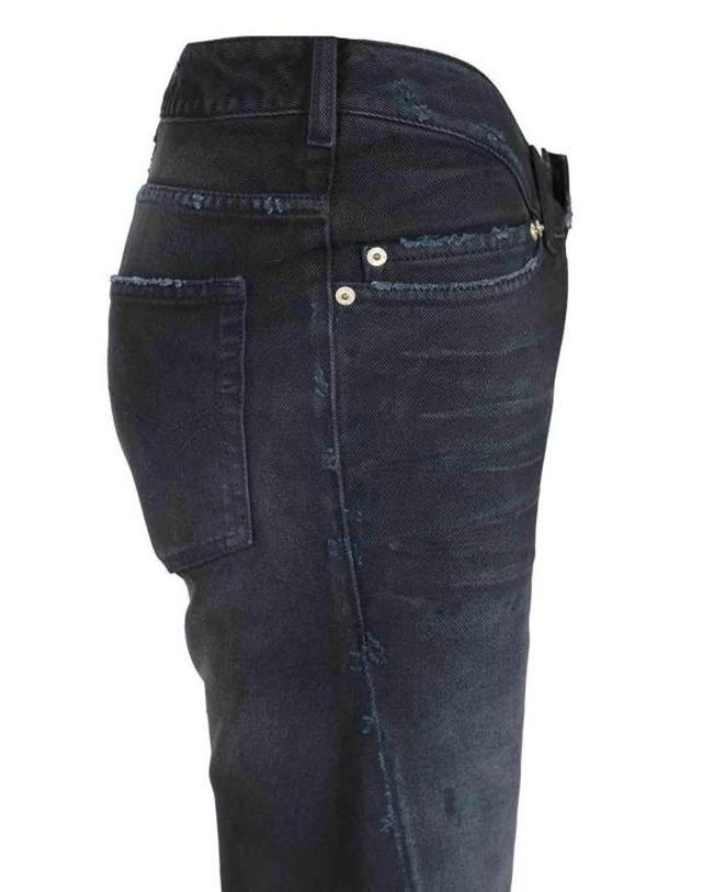 발렌시아가 [해외직구] 26SS 발렌시아가 커브드 Waist 팬츠 848019TTW648074 Blue 착용컷