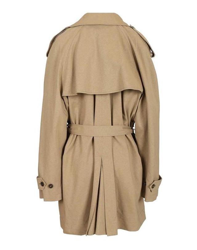 발렌시아가 [해외직구] 26SS 발렌시아가 더블브레스트 케이프 트렌치 코트 862426TSVC19772 BEIGE 착용컷