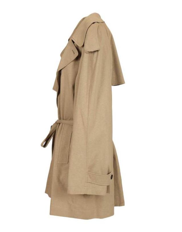 발렌시아가 [해외직구] 26SS 발렌시아가 더블브레스트 케이프 트렌치 코트 862426TSVC19772 BEIGE 착용컷