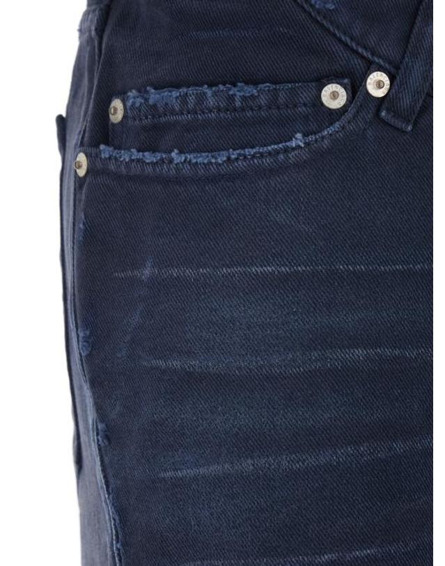 발렌시아가 [해외직구] 26SS 발렌시아가 커브드 Waist 팬츠 848019TTW648074 Blu 착용컷