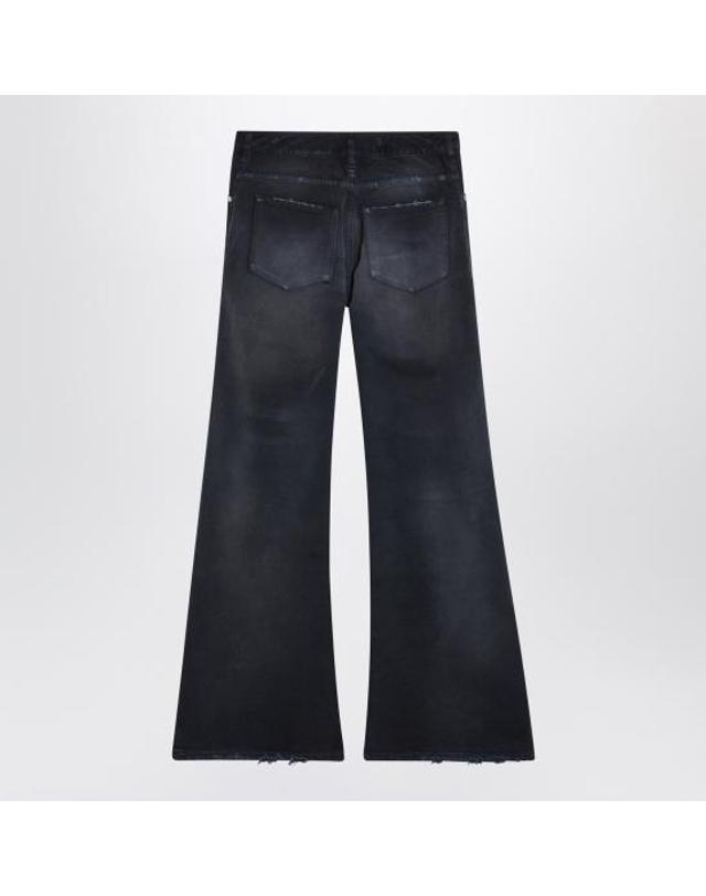 발렌시아가 [해외직구] 26SS 발렌시아가 커브드 Waist 팬츠 848019TTW64 Blue 착용컷