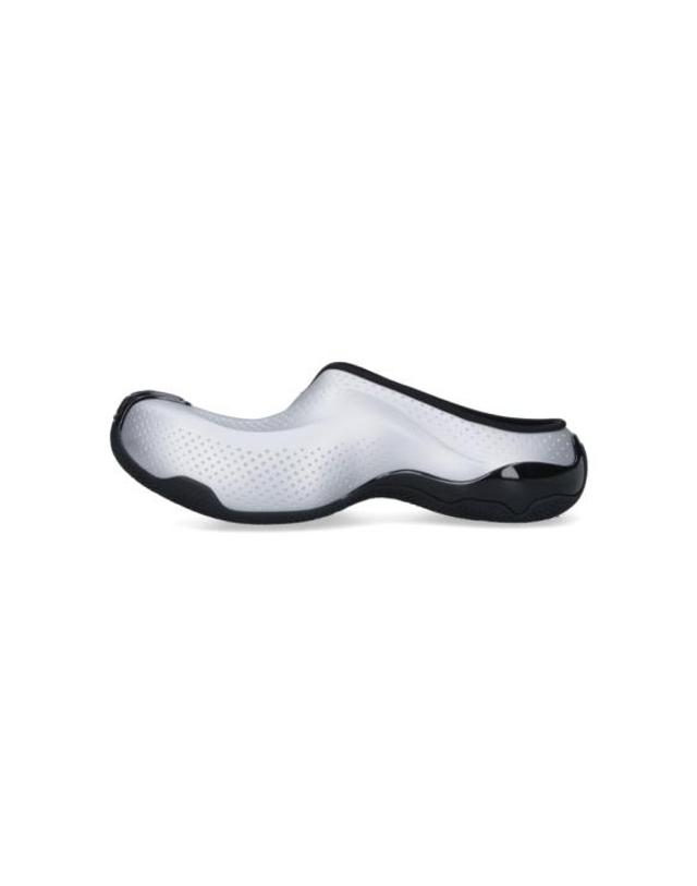 발렌시아가 [해외직구] 26SS 발렌시아가 베스킷볼 뮬 스니커즈 841877 WBSKM1010 Silver 착용컷