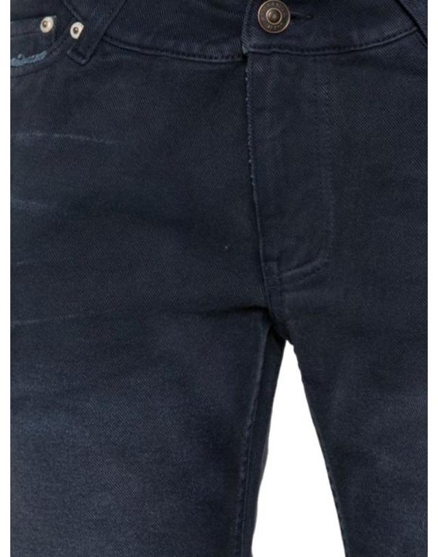발렌시아가 [해외직구] 26SS 발렌시아가 커브드 Waist 팬츠 848019 TTW648074 NAVY DIRTY DARK BLUE 착용컷