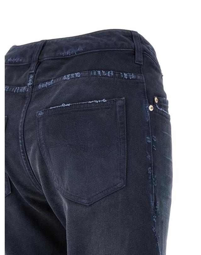 발렌시아가 [해외직구] 26SS 발렌시아가 커브드 Waist 팬츠 848019TTW648074 Blue 착용컷
